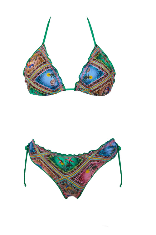 BIKINI BORDADO DOS PIEZAS OASIS - FRONTAL