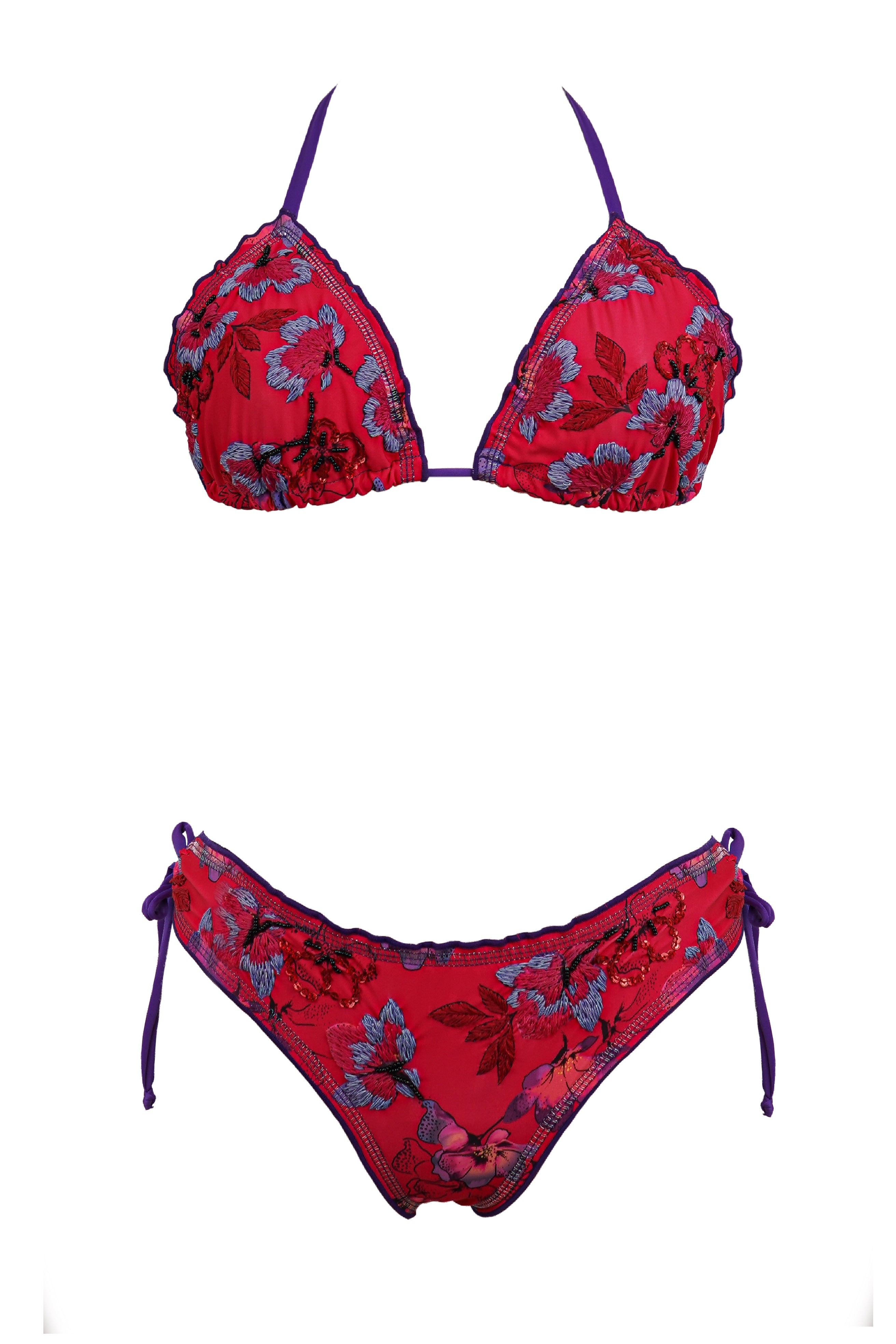 BIKINI PENELOPE BORDADO MANUAL - FRONTAL
