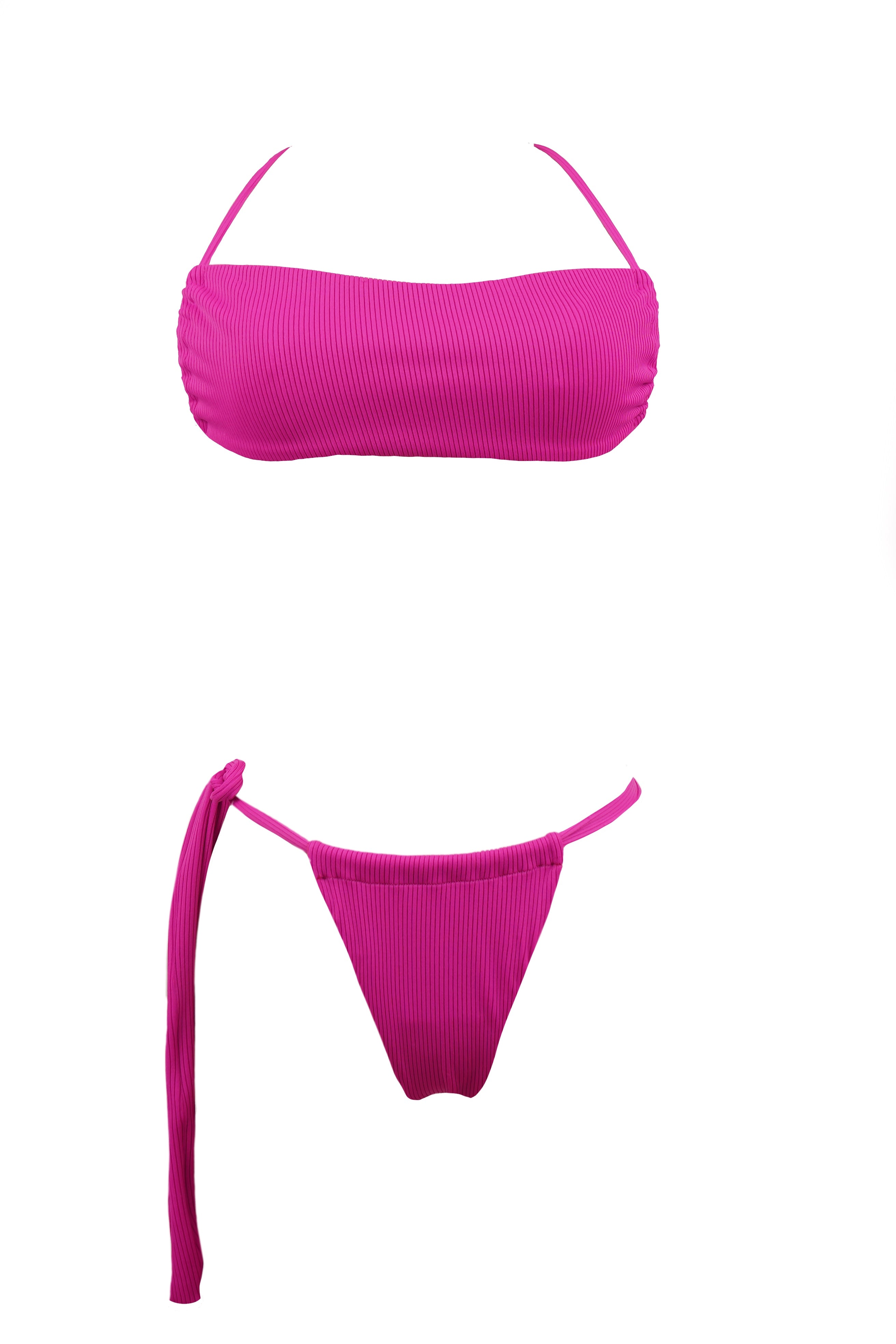 BIKINI PEONIA DOS PIEZAS - ROSA