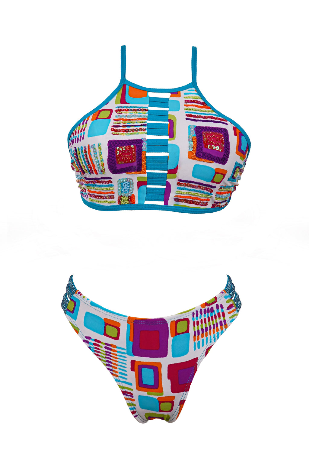 CROP-TOP TASHA DOS PIEZAS - FRONTAL