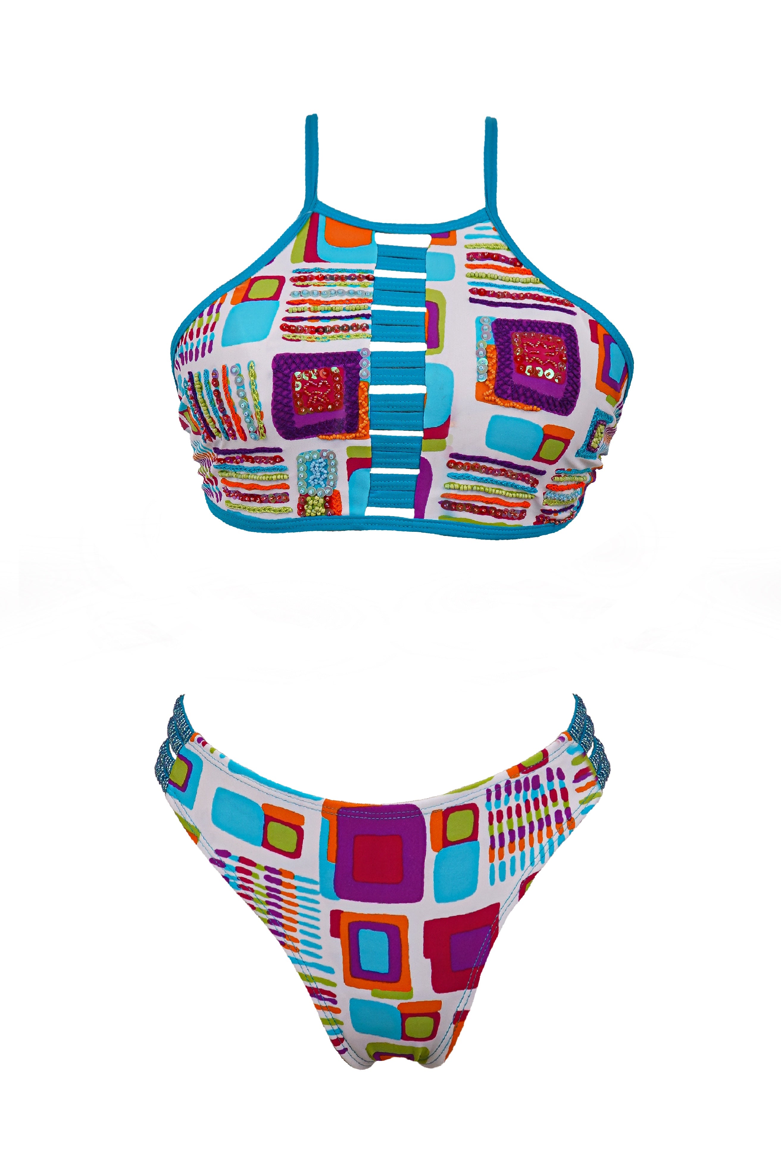 CROP-TOP TASHA DOS PIEZAS - FRONTAL