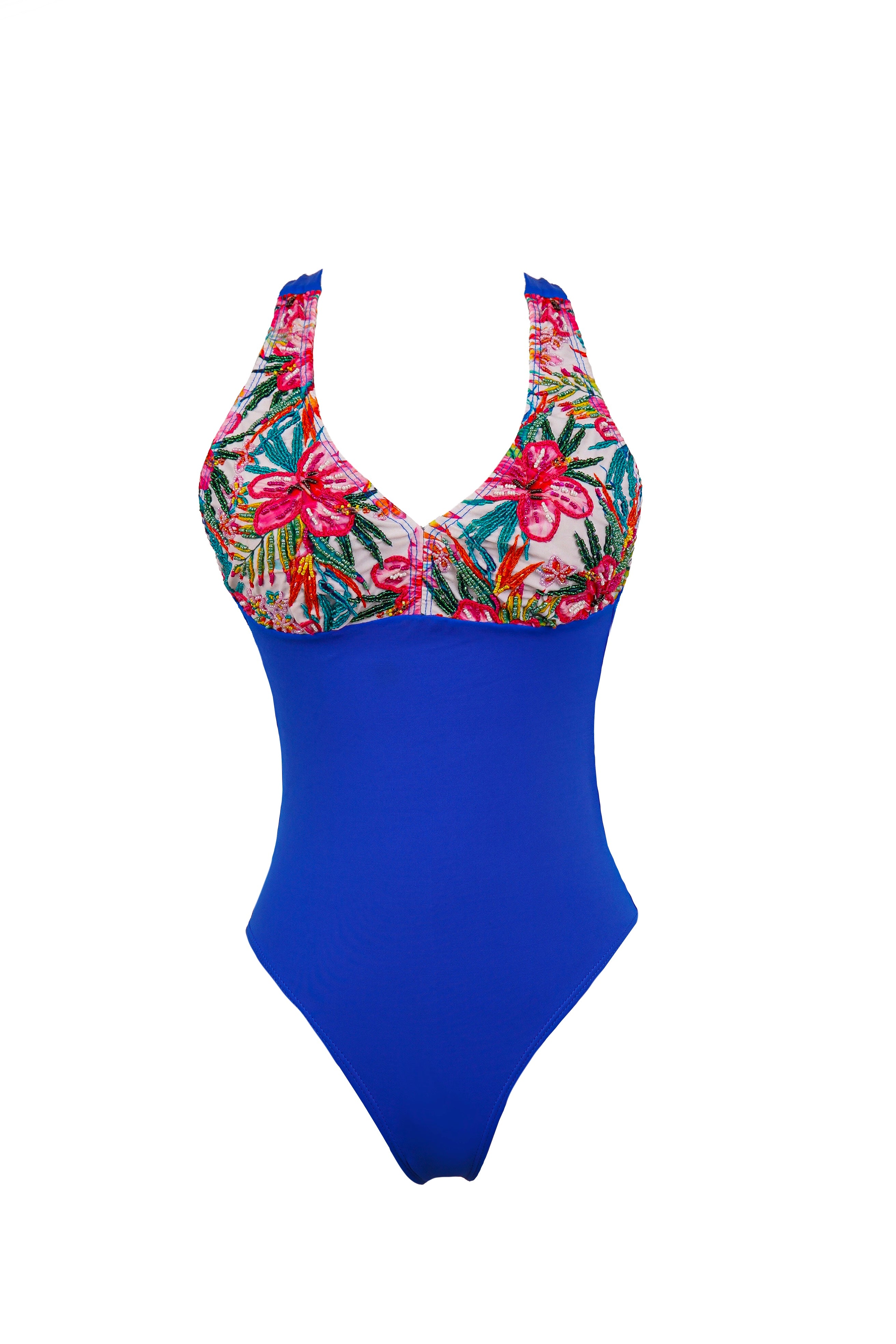 ENTERIZO GIGI AZUL- FRONTAL