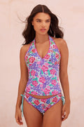 BLUSA AMBER ROSADO CON FLORES BORDADAS